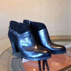 Clarks Artisan Black Ankle Boots